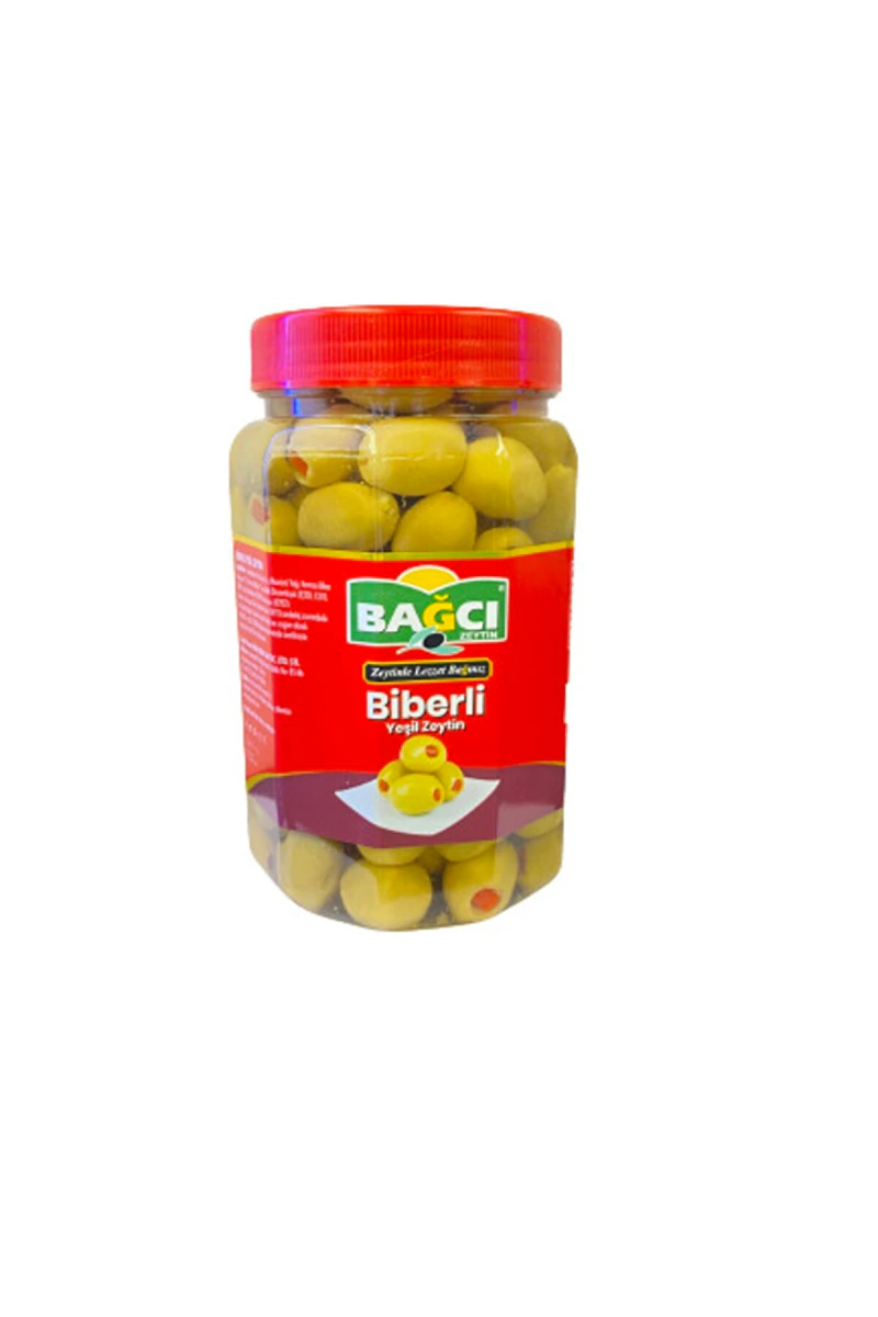 Bağcı Yeşil Zeytin Biberli Gemlik 700G