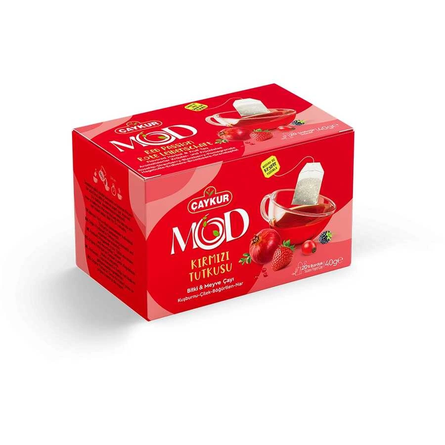 Çaykur MOD Kırmızı Tutkusu Süzen Poşet Çay 40g