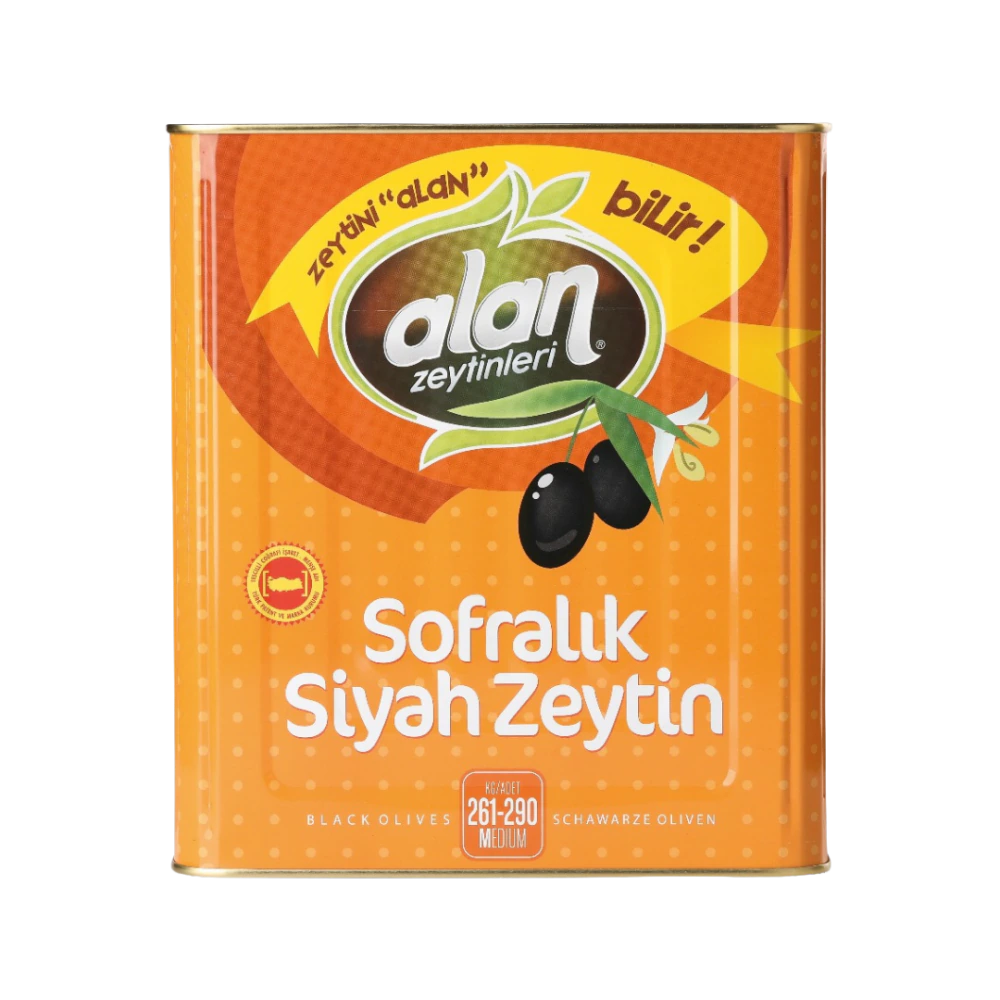 Alan Siyah Gemlik Zeytin Mega 261-290 10KG