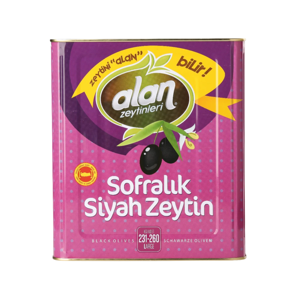 Alan Siyah Gemlik Zeytin Special 231-260 10KG