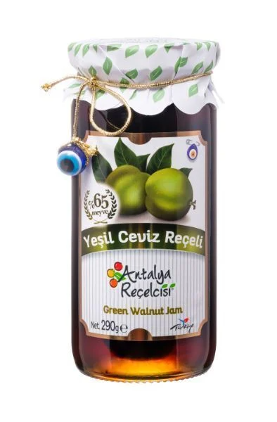 Antalya Reçelcisi Yeşil Ceviz Reçeli 290g Gurme Serisi