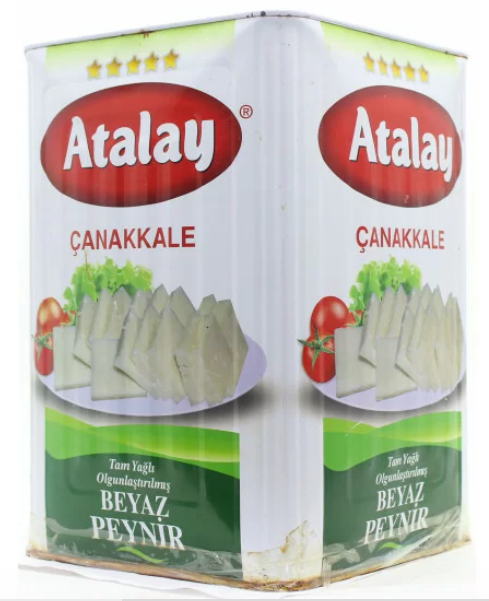 Atalay Olgunlaştırılmış Ezine Extra Klasik Peynir Teneke