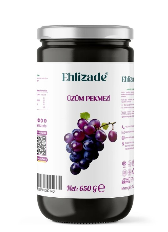 Ehlizade Üzüm Pekmezi 650 Gr