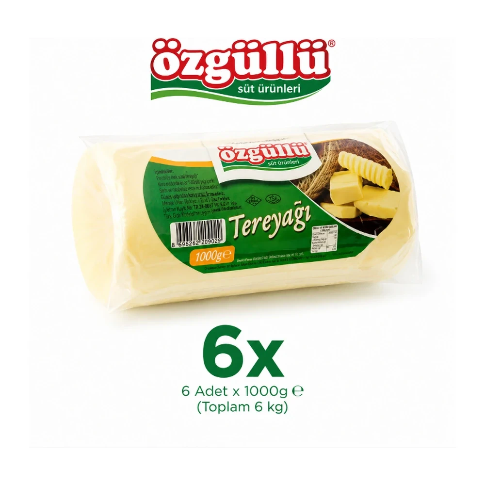Özgüllü Tereyağı 6x 1000gr 6kg