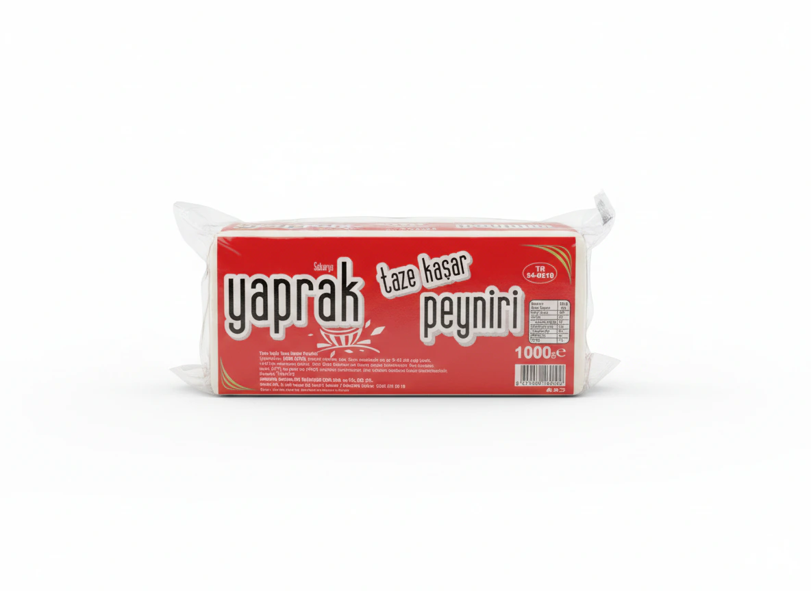 Yaprak Taze Kaşar Peyniri 1000G